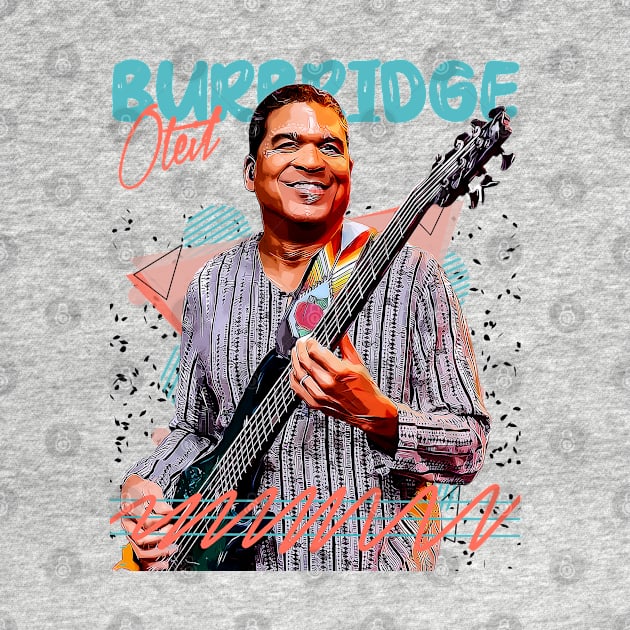 Retro Oteil Burbridge Fan Art Design by Nandin Putri